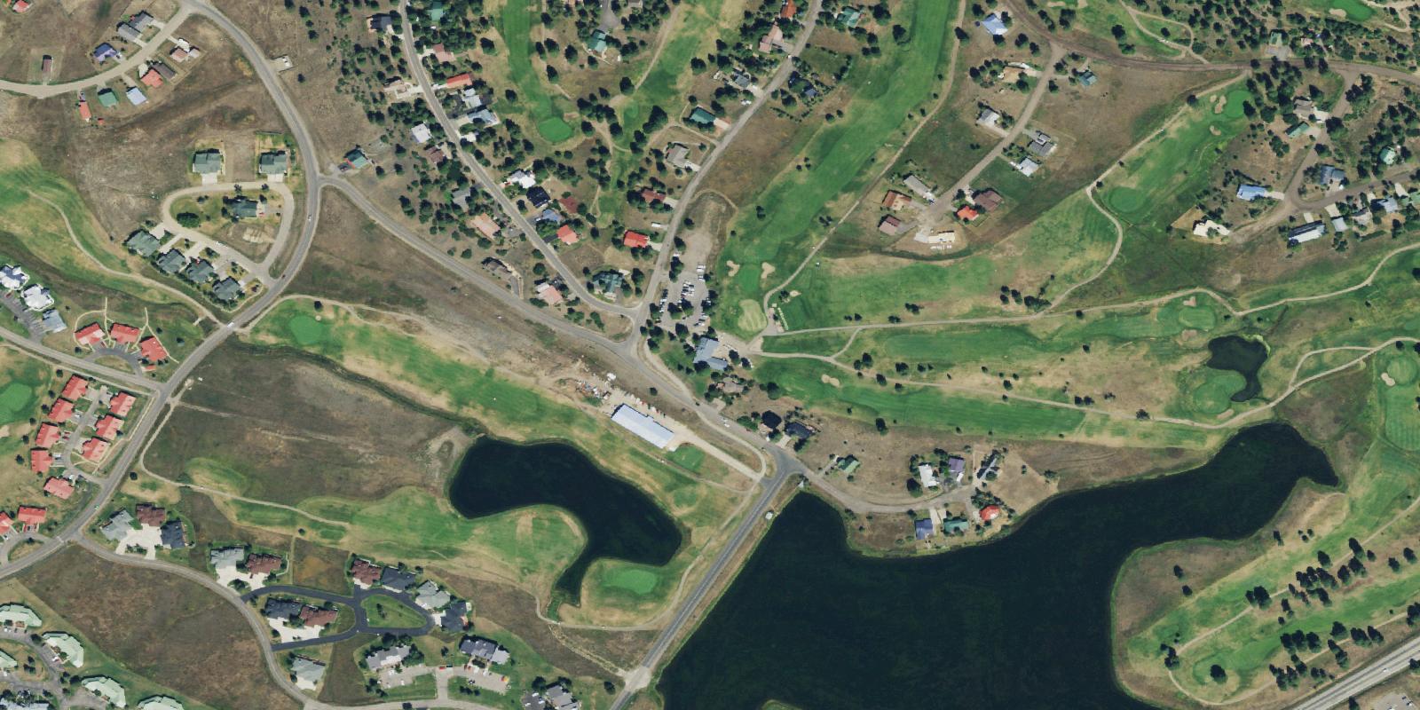 Satellite view of Pagosa Springs Golf Club