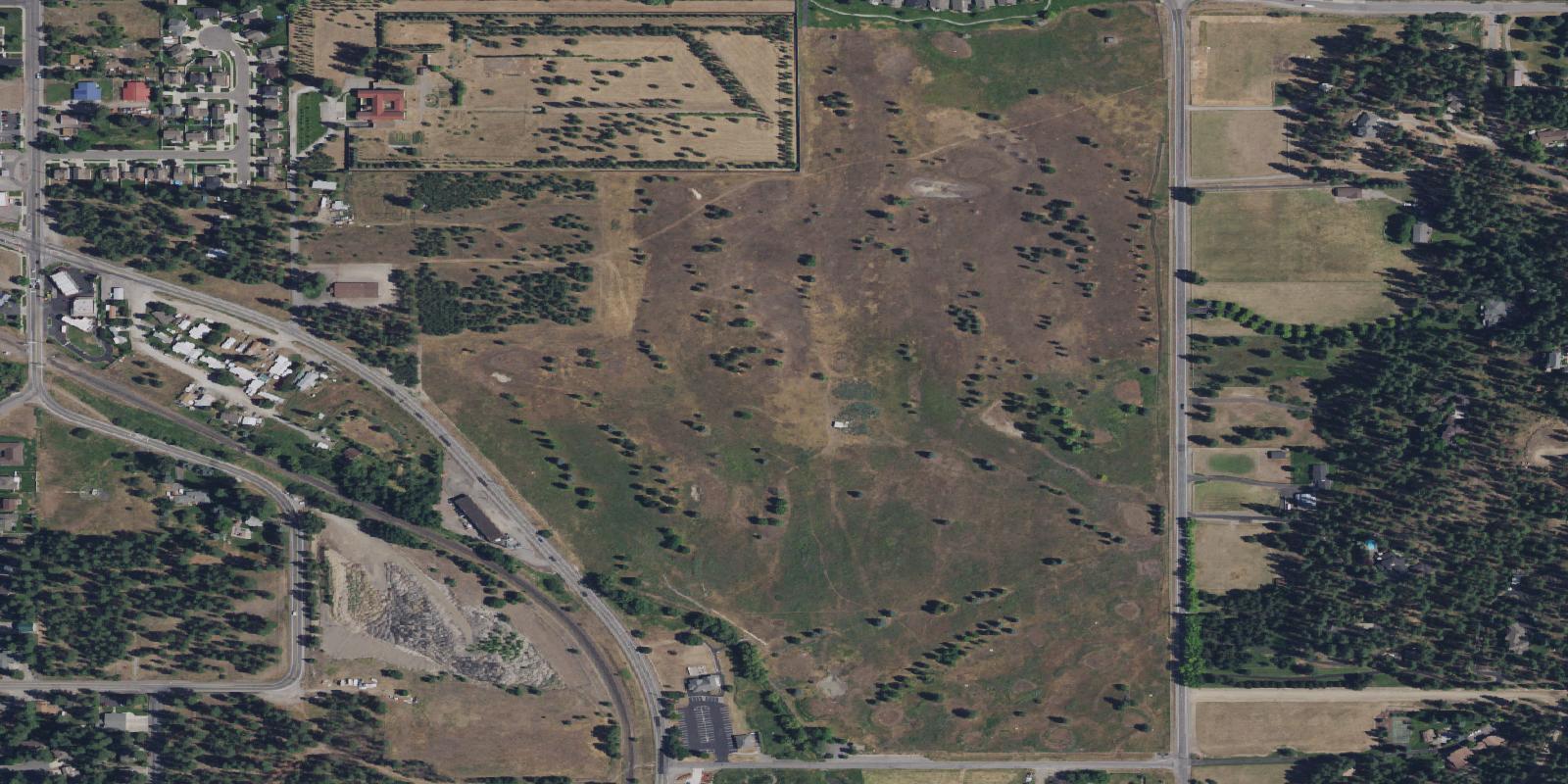 Satellite view of Painted Hills Golf Course