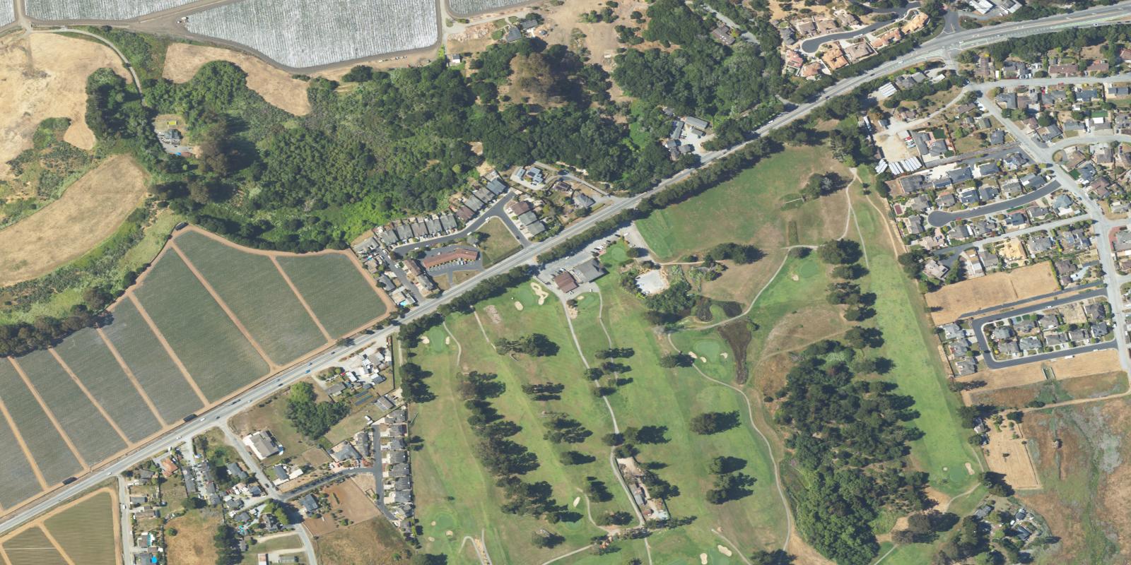Satellite view of Pajaro Valley Golf Club