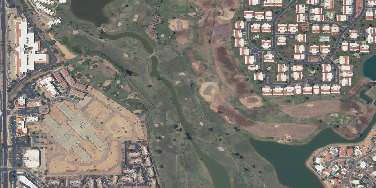 Satellite view of Palm At Mccormick Ranch Golf Club