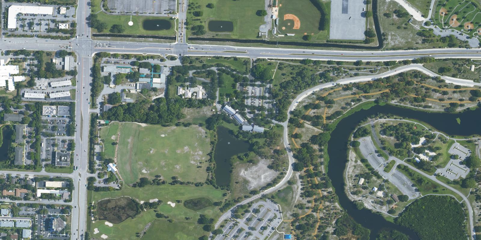 Satellite view of PALM BEACH COUNTY PARKS & RECREATION