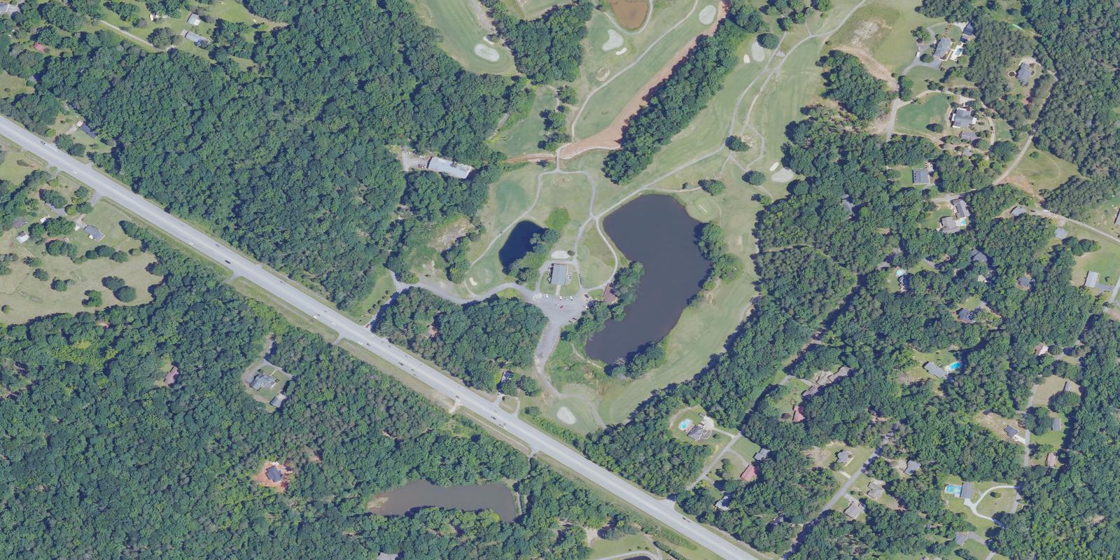 Satellite view of Palmetto Hills Golf Club