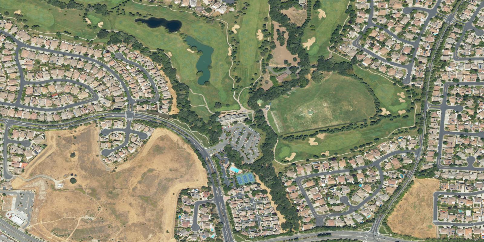 Satellite view of Paradise Valley Golf Course