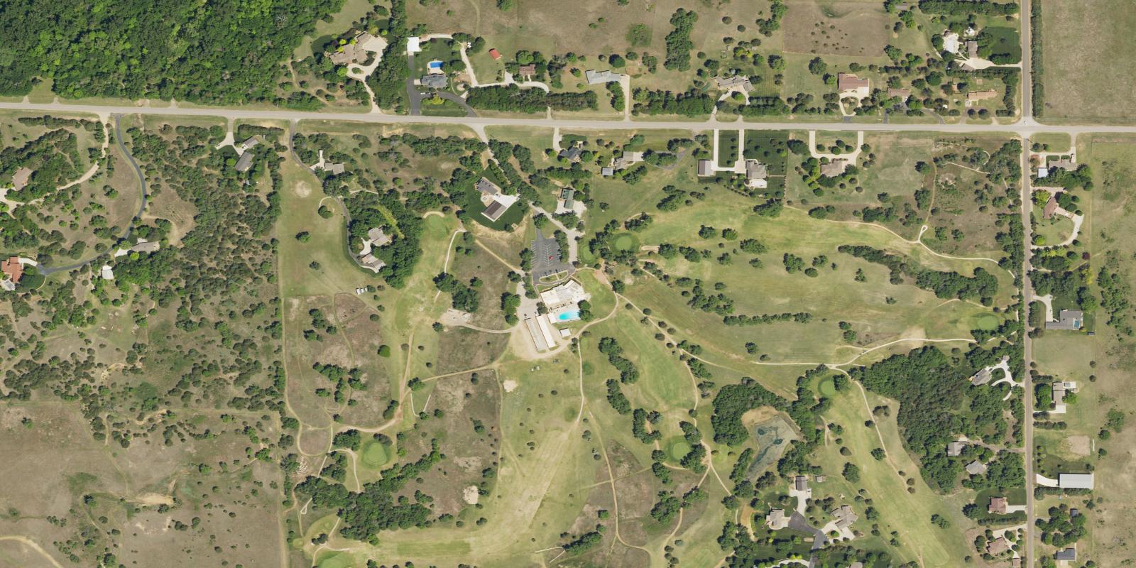 Satellite view of Park Hills Country Club