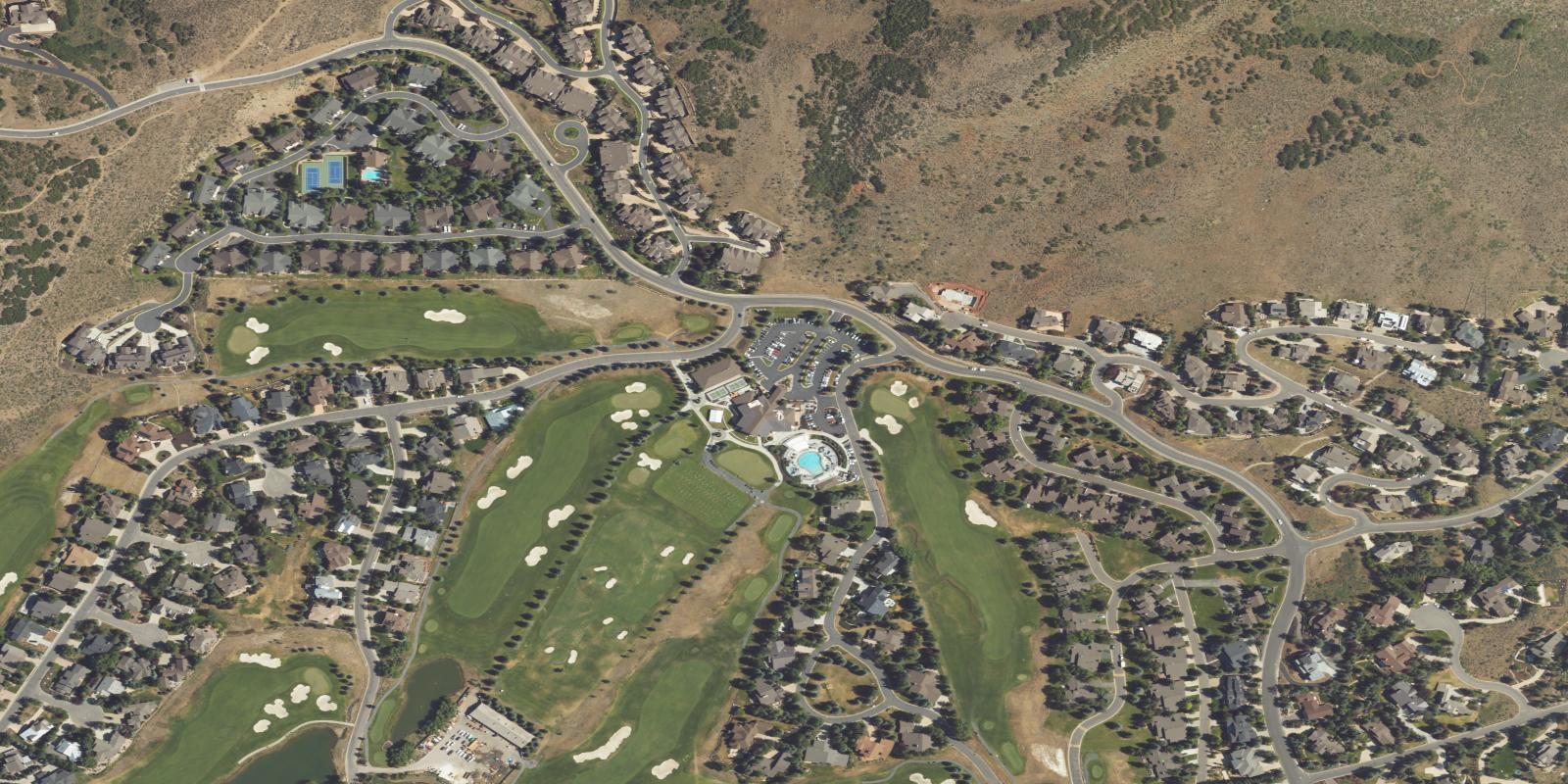 Satellite view of Park Meadows Country Club