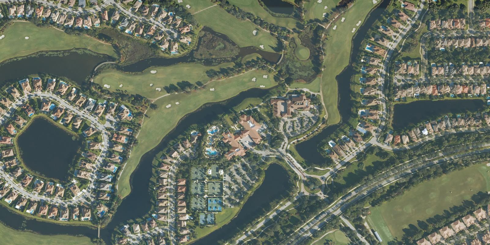 Satellite view of Parkland Golf Club