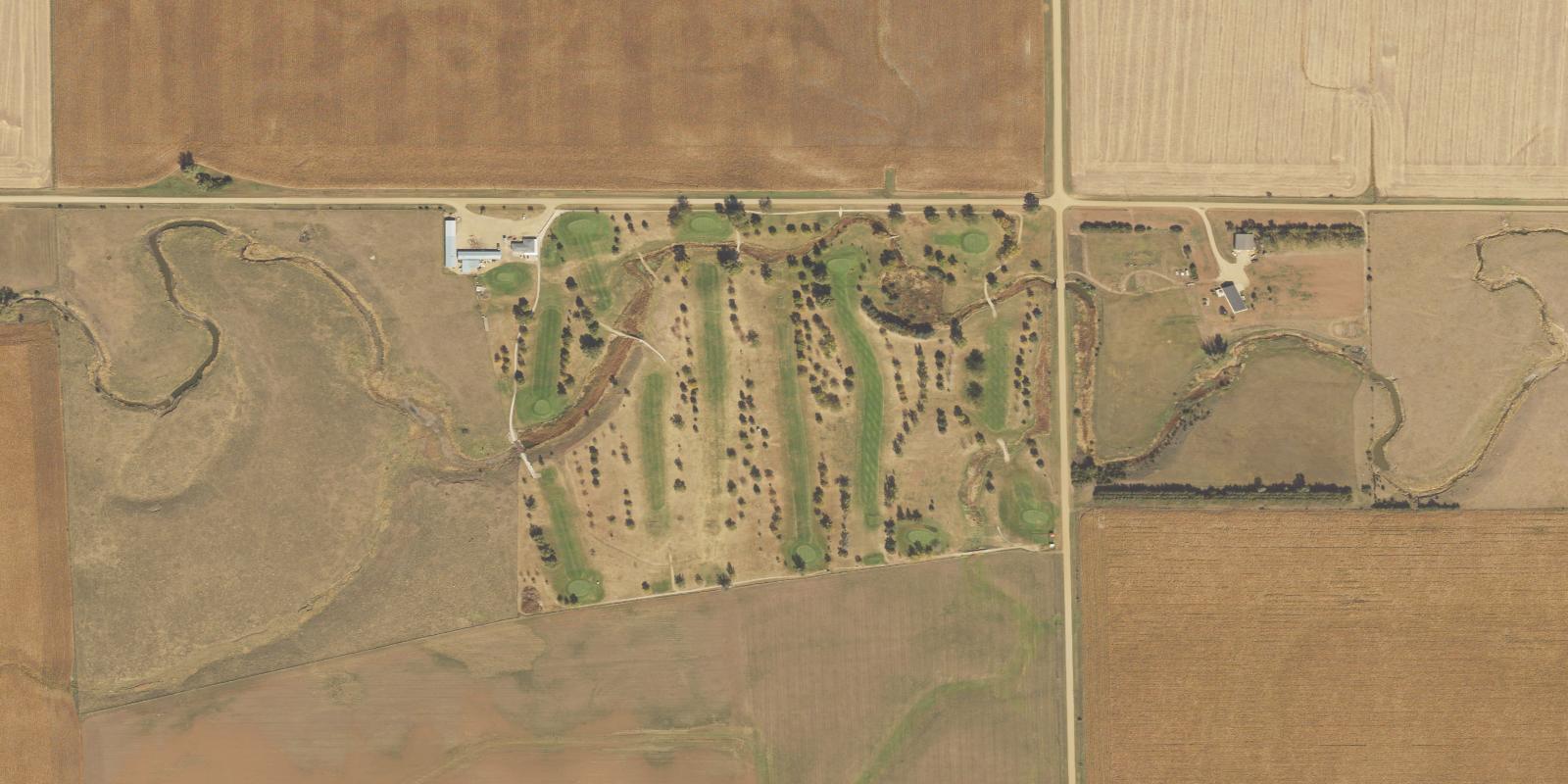 Satellite view of Parkston Country Club