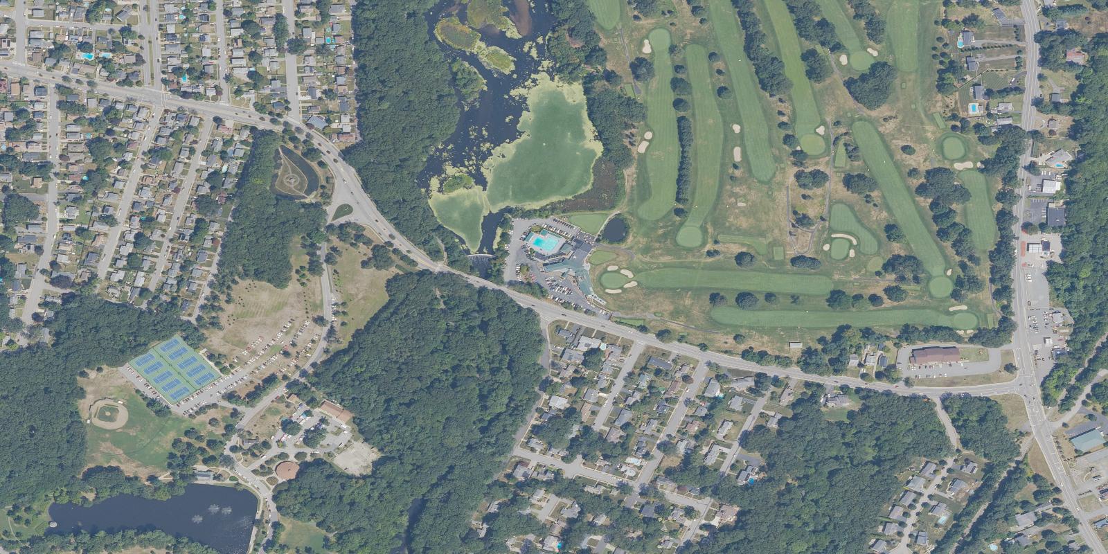 Satellite view of Pawtucket