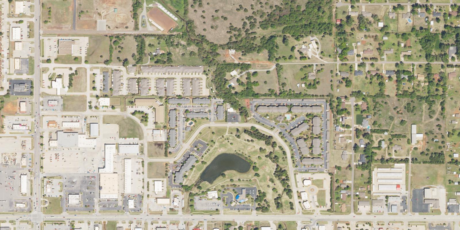 Satellite view of Pebble Creek Golf Course