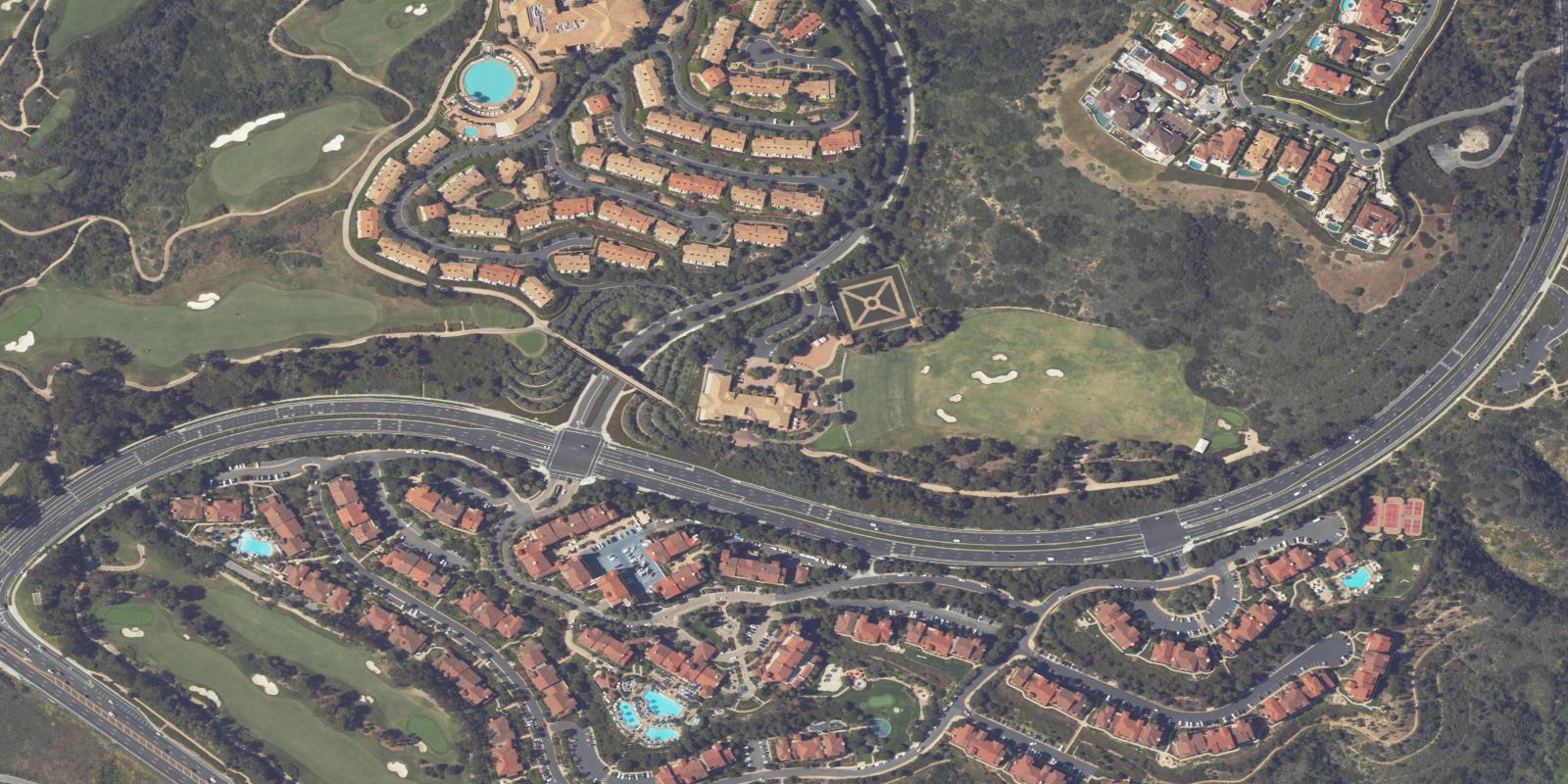 Satellite view of Pelican Hill Golf Club - North