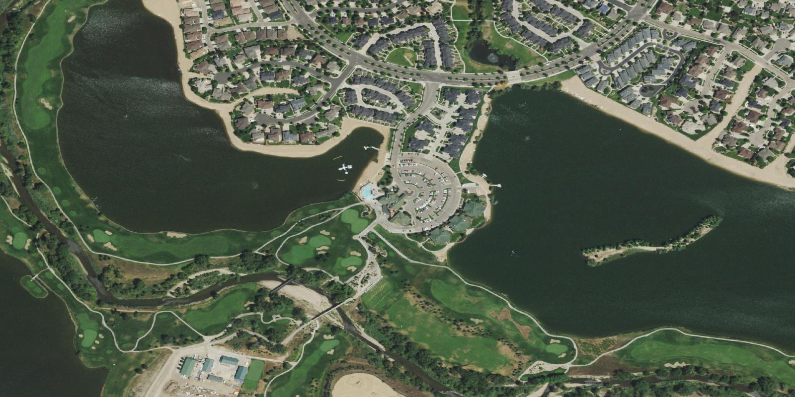 Satellite view of Pelican Lakes Golf Club - Pelican Falls Course