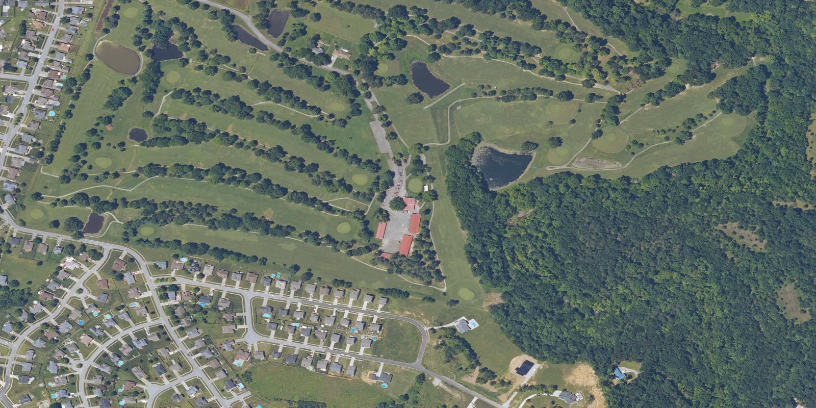 Satellite view of Pennsylvania Run Golf Course
