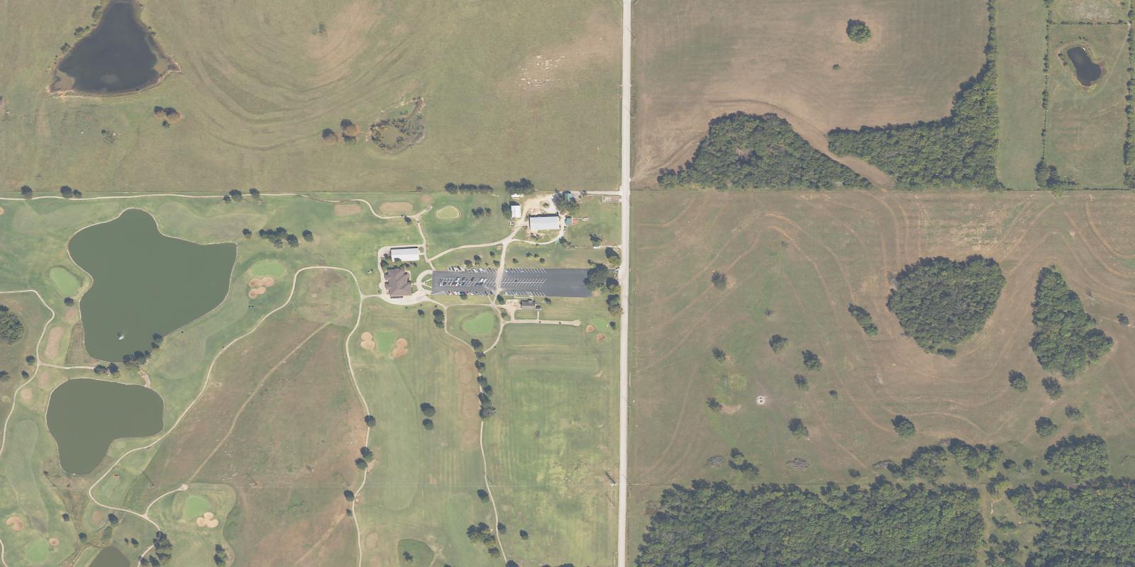 Satellite view of Peoria Ridge Golf Course