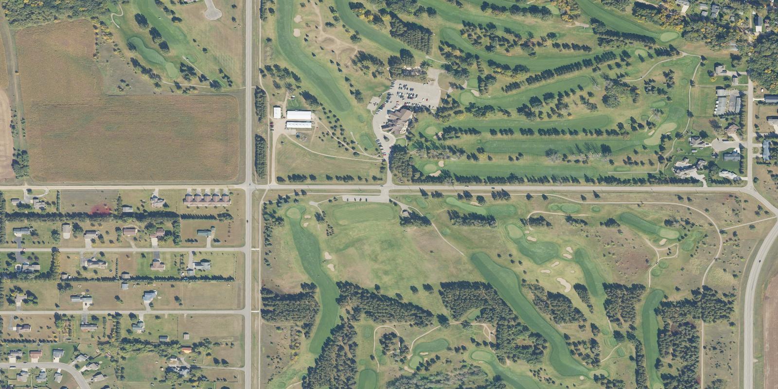 Satellite view of Perham Lakeside Golf Club