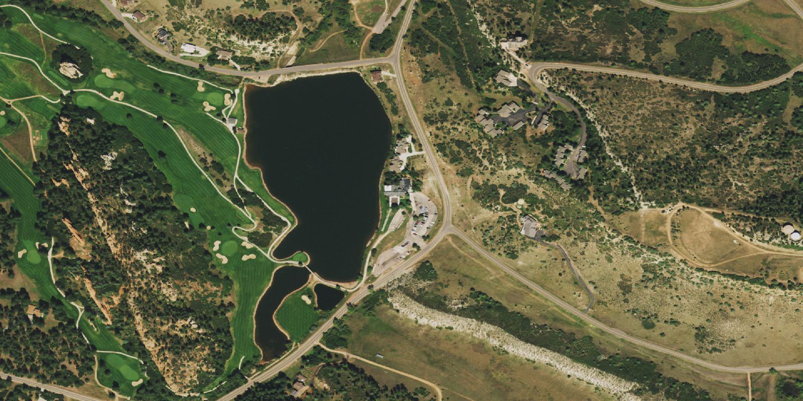 Satellite view of Perry Park Country Club