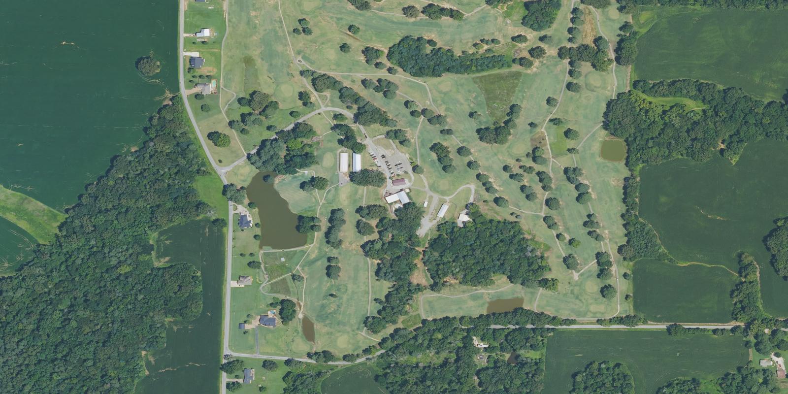 Satellite view of Persimmon Hills Golf Course