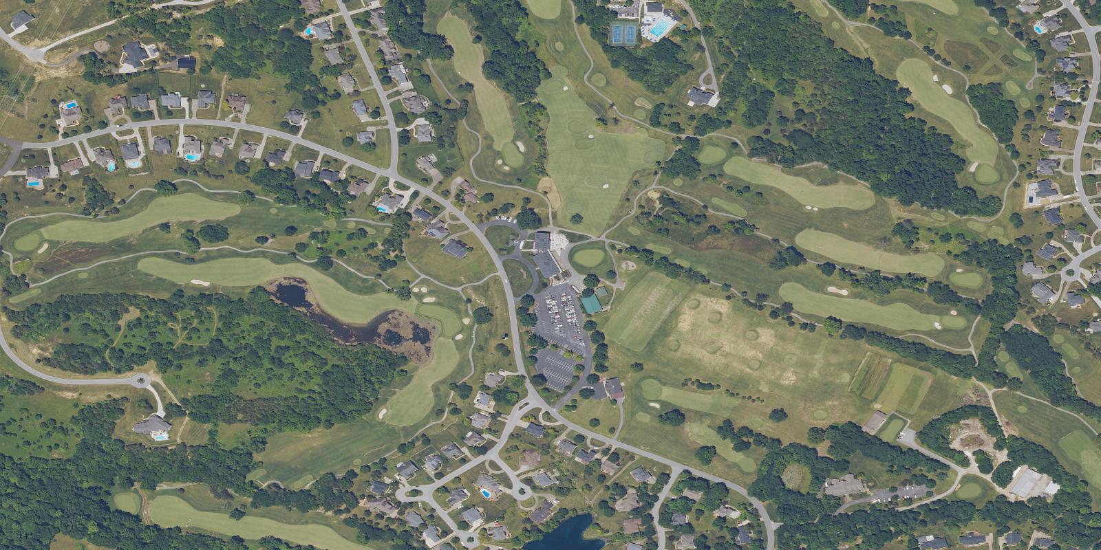 Satellite view of Persimmon Ridge Golf Club