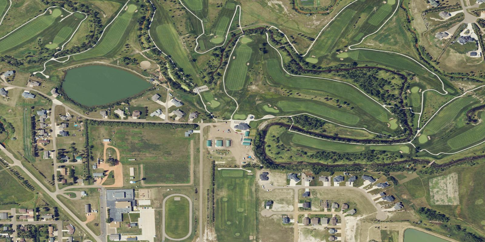Satellite view of Pheasant Country Golf Course