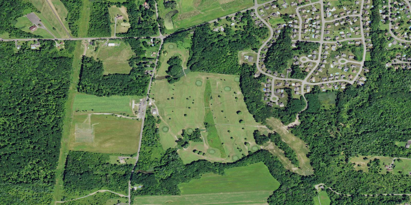Satellite view of Pheasant Hollow Golf Course