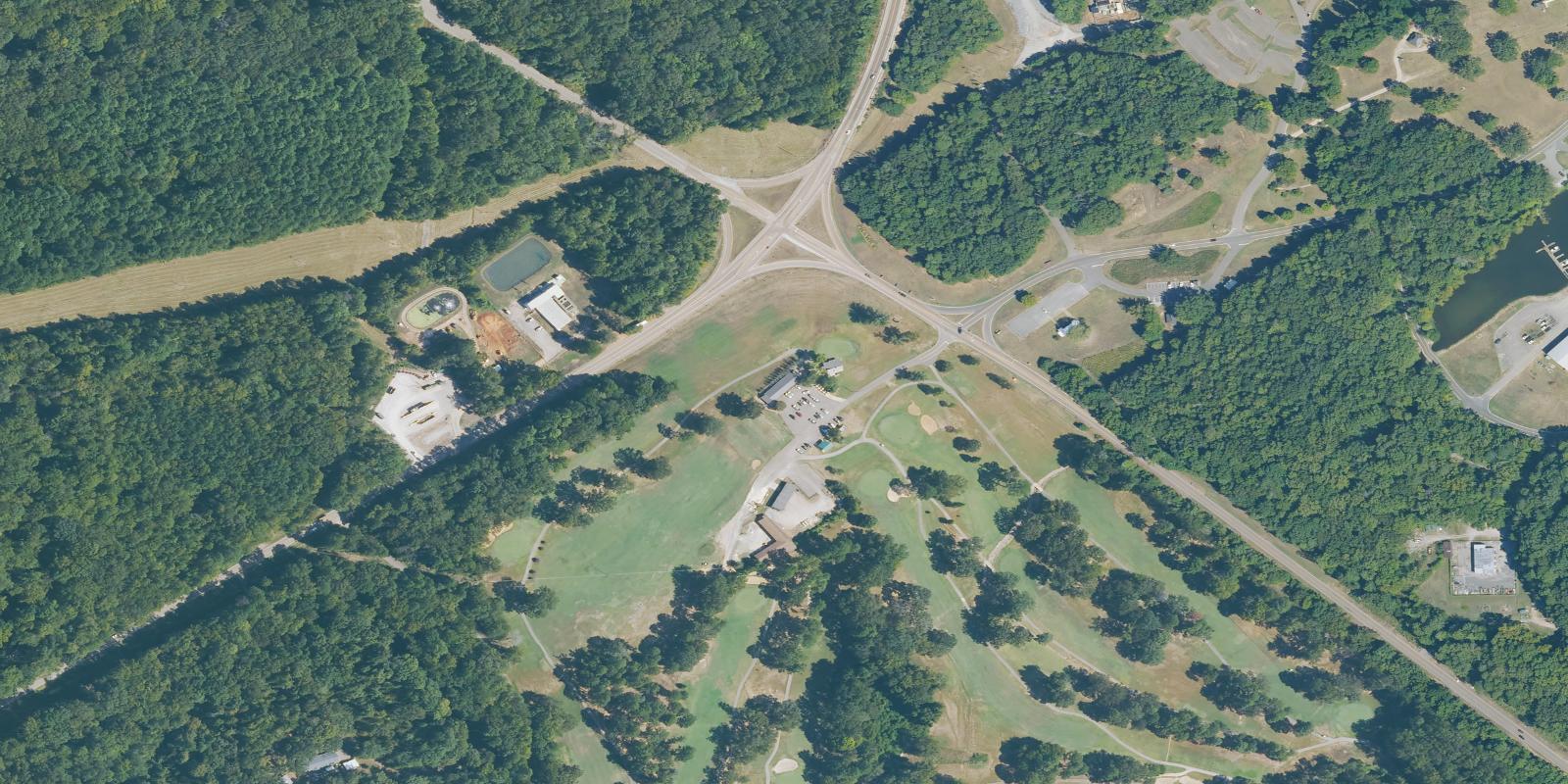 Satellite view of Pickwick Landing State Park Golf Course