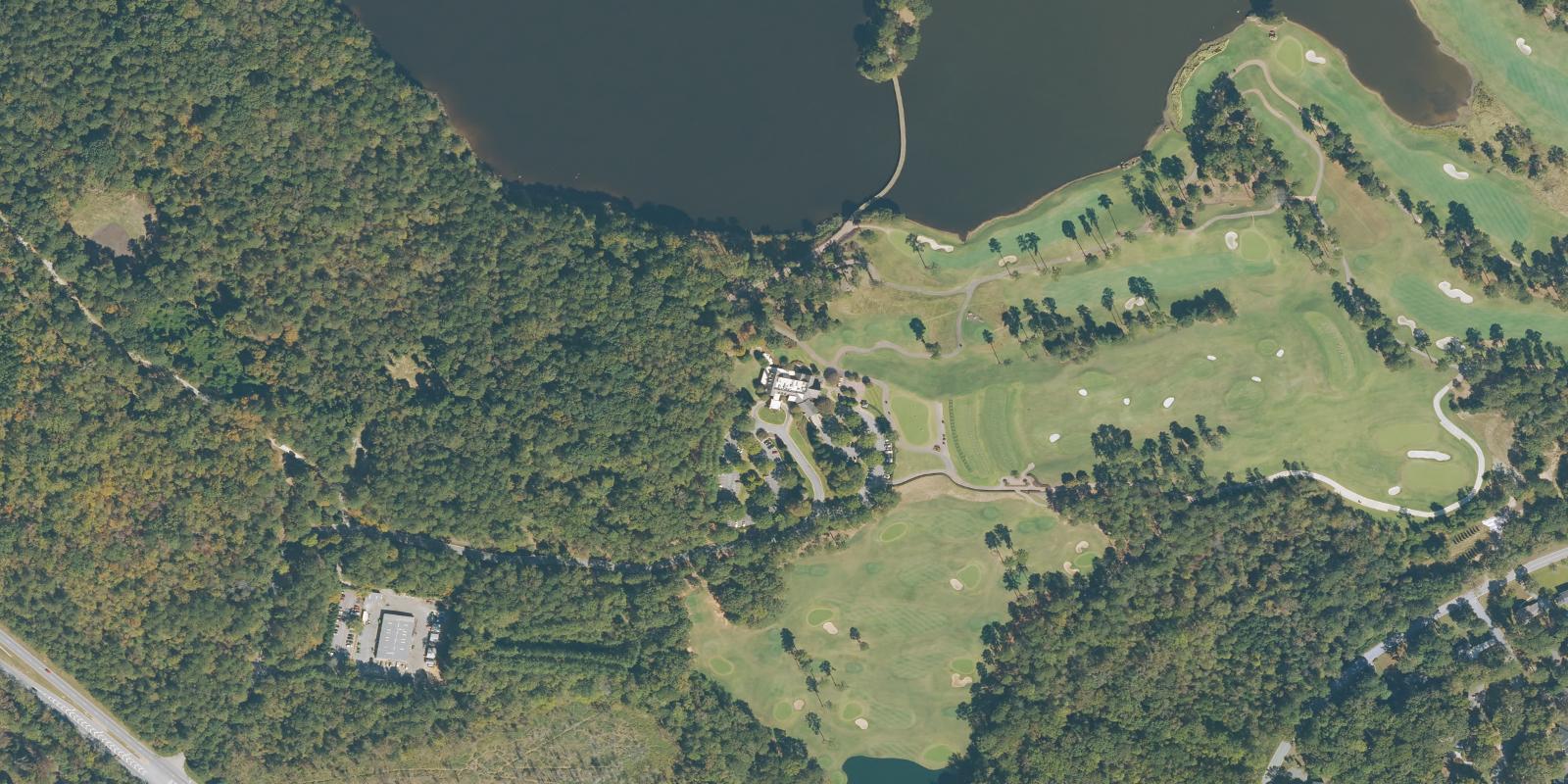 Satellite view of Piedmont Driving Club Golf Course