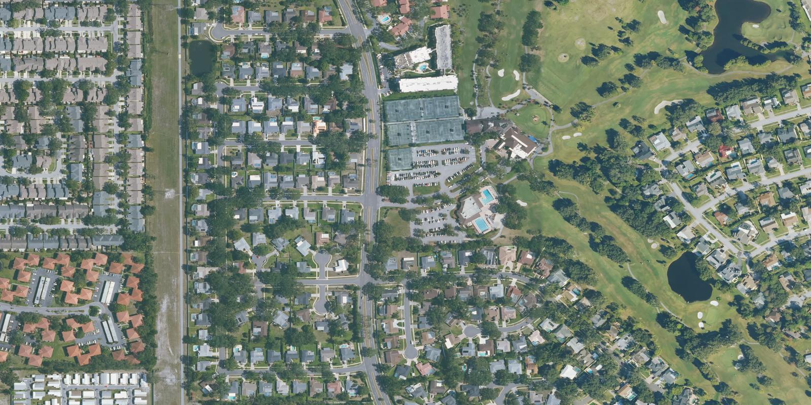 Satellite view of Pine Bayhead Golf Course At Countryside Country Club