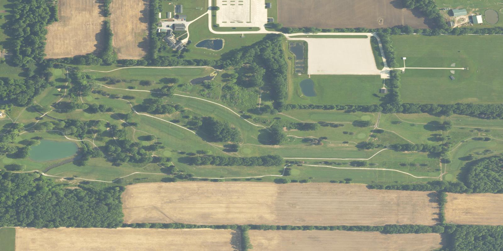 Satellite view of Pine Brook Golf Links