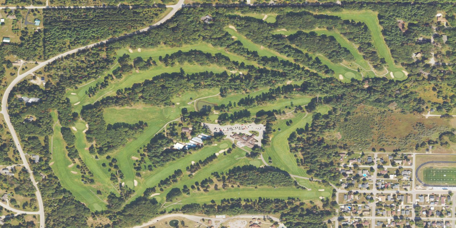 Satellite view of Pine Grove Country Club