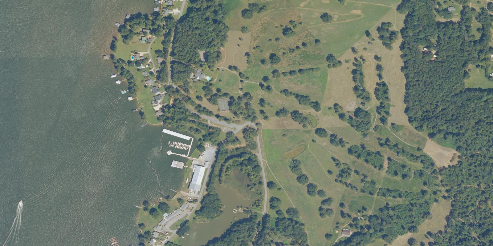 Satellite view of Pine Harbor Golf & Racquet Club