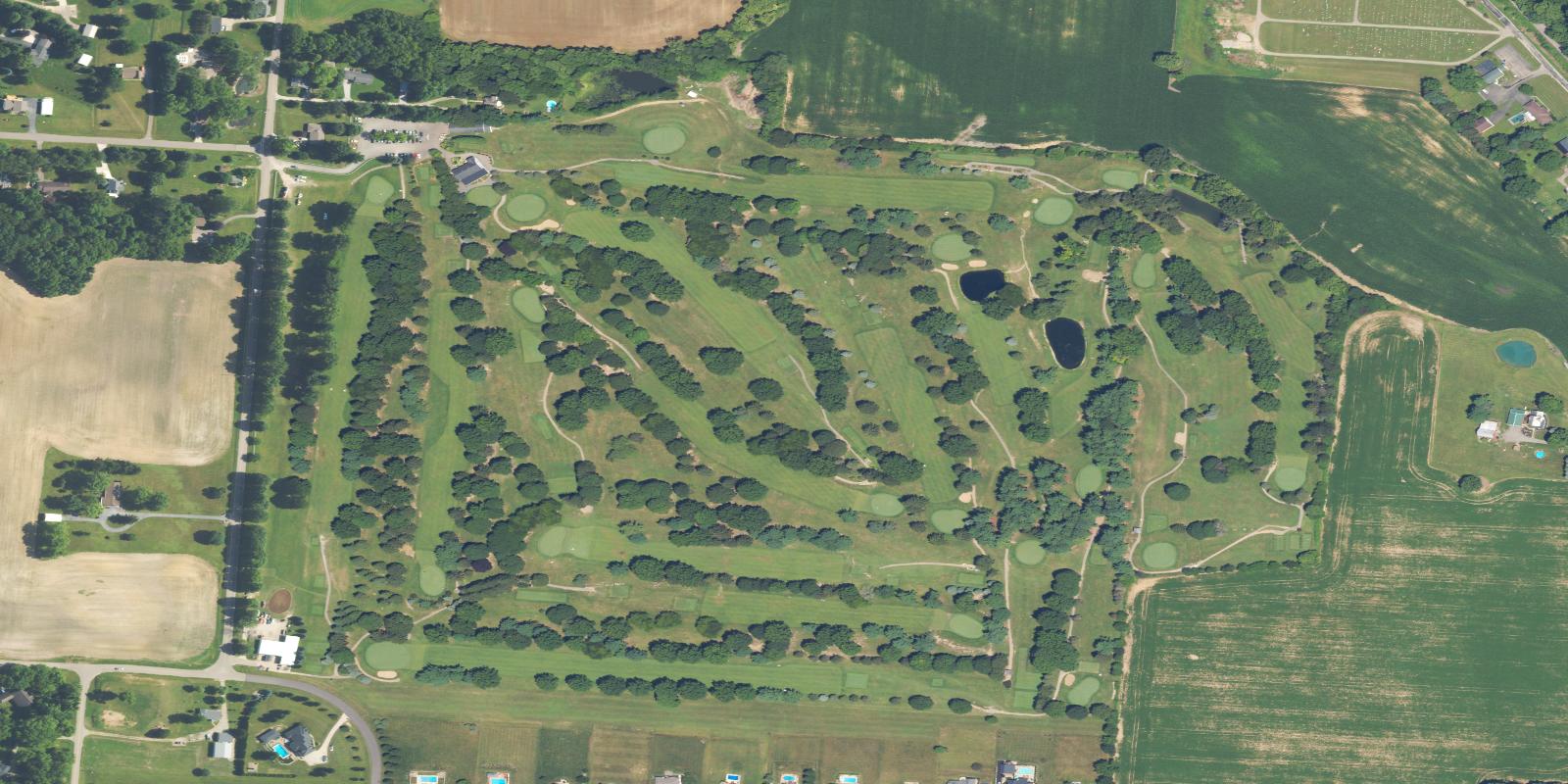 Satellite view of Pine Hill Golf Course