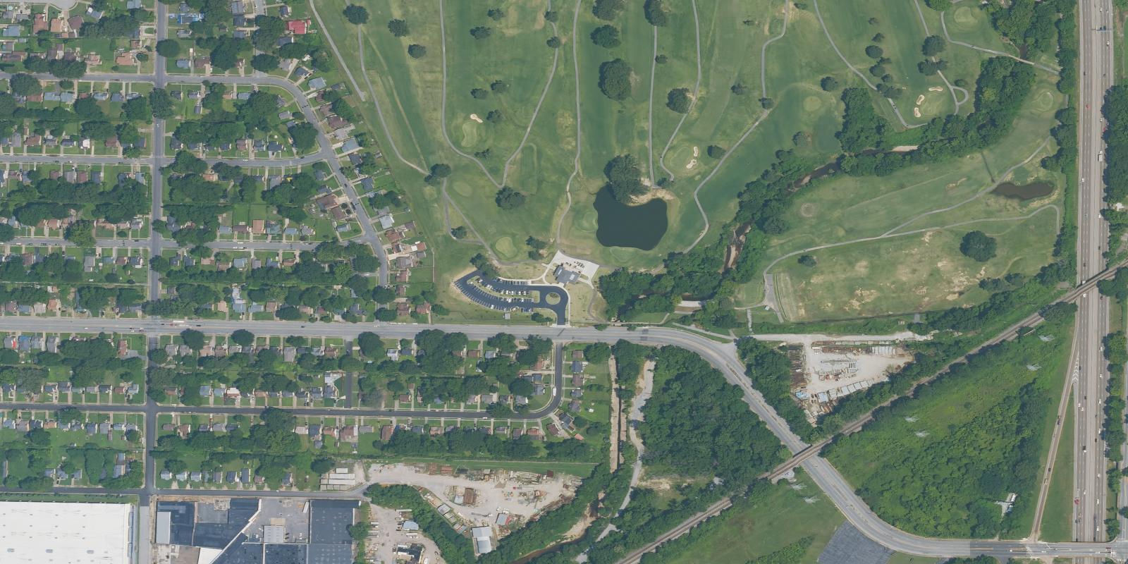 Satellite view of Pine Hill