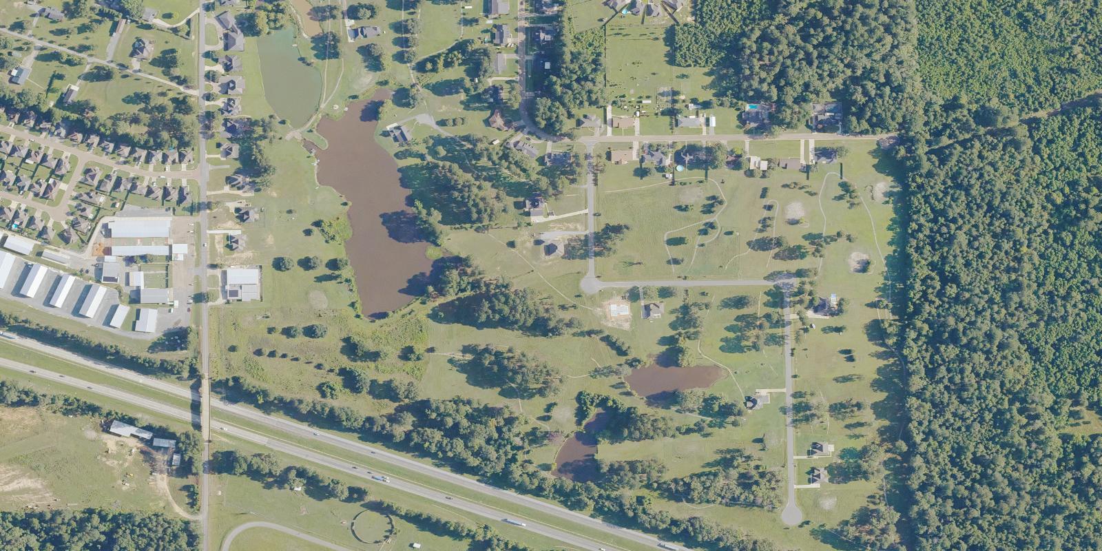 Satellite view of Pine Hills Country Club