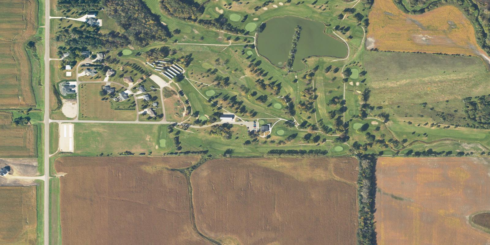 Satellite view of Pine Hills Golf Club