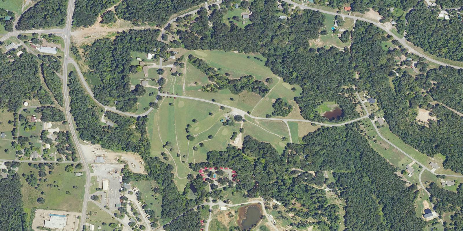 Satellite view of Pine Hills Golf Course