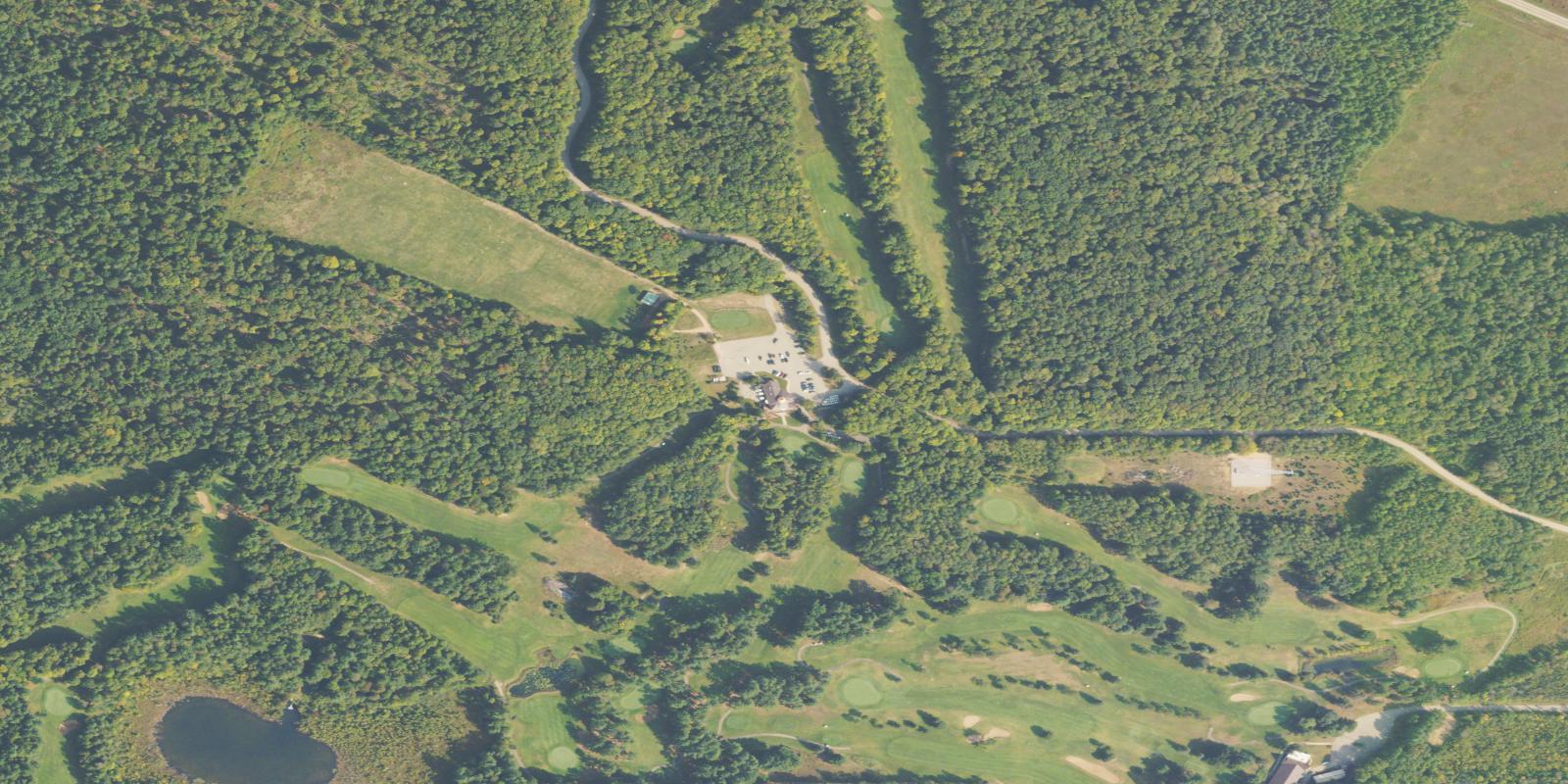 Satellite view of Pine Hills Golf Course