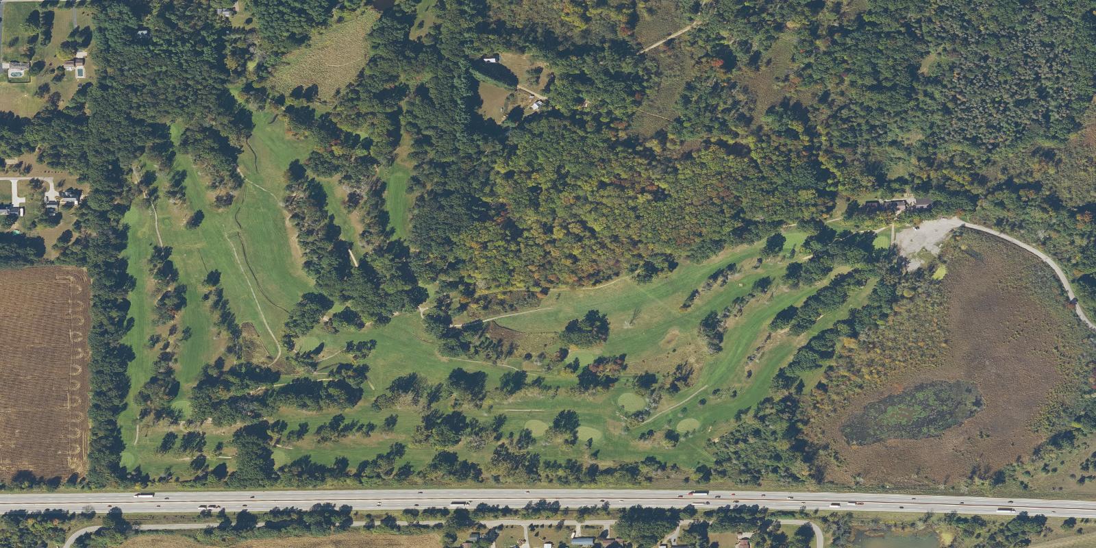 Satellite view of Pine Hollow Golf Club