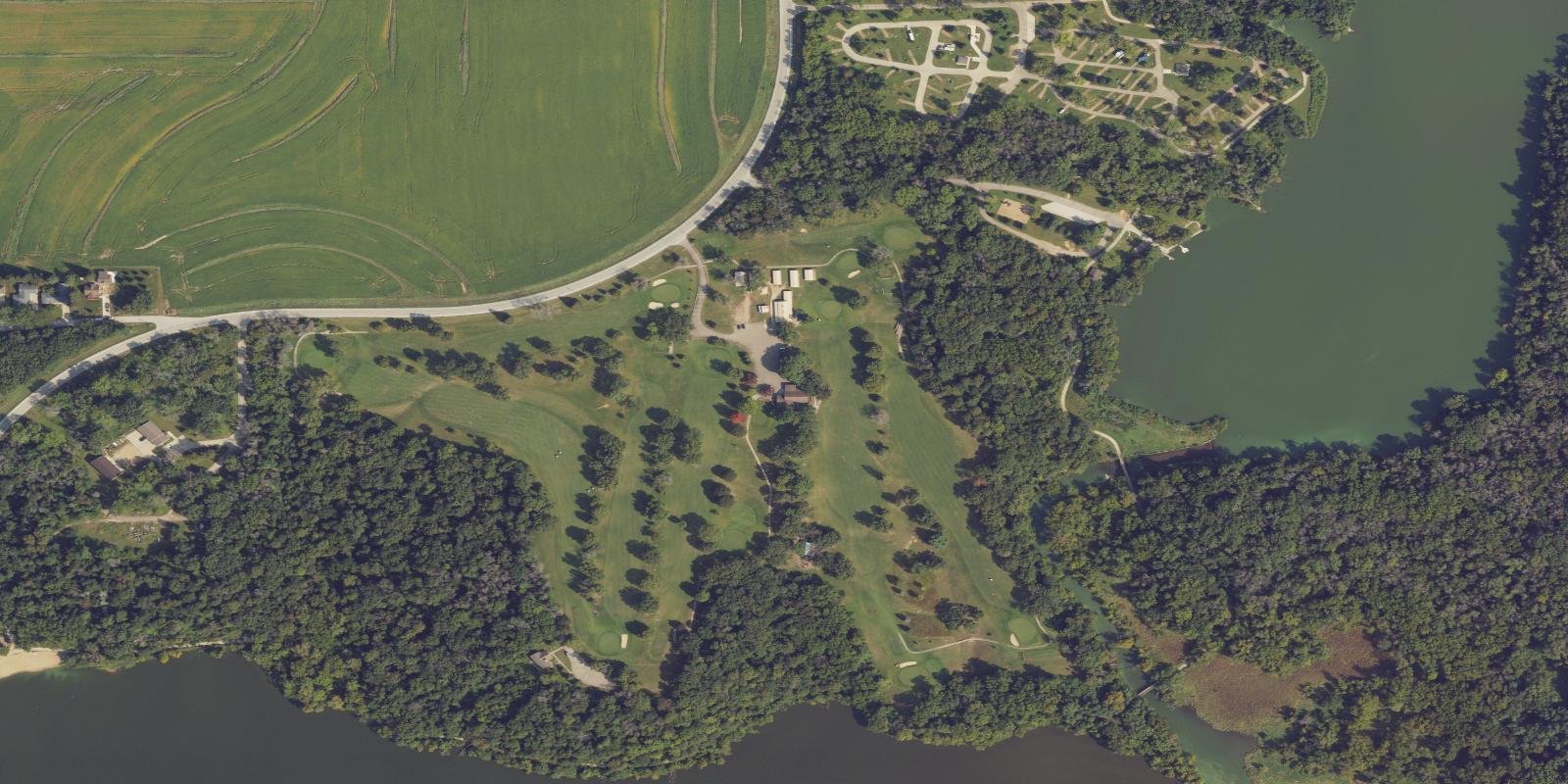 Satellite view of Pine Lake Country Club