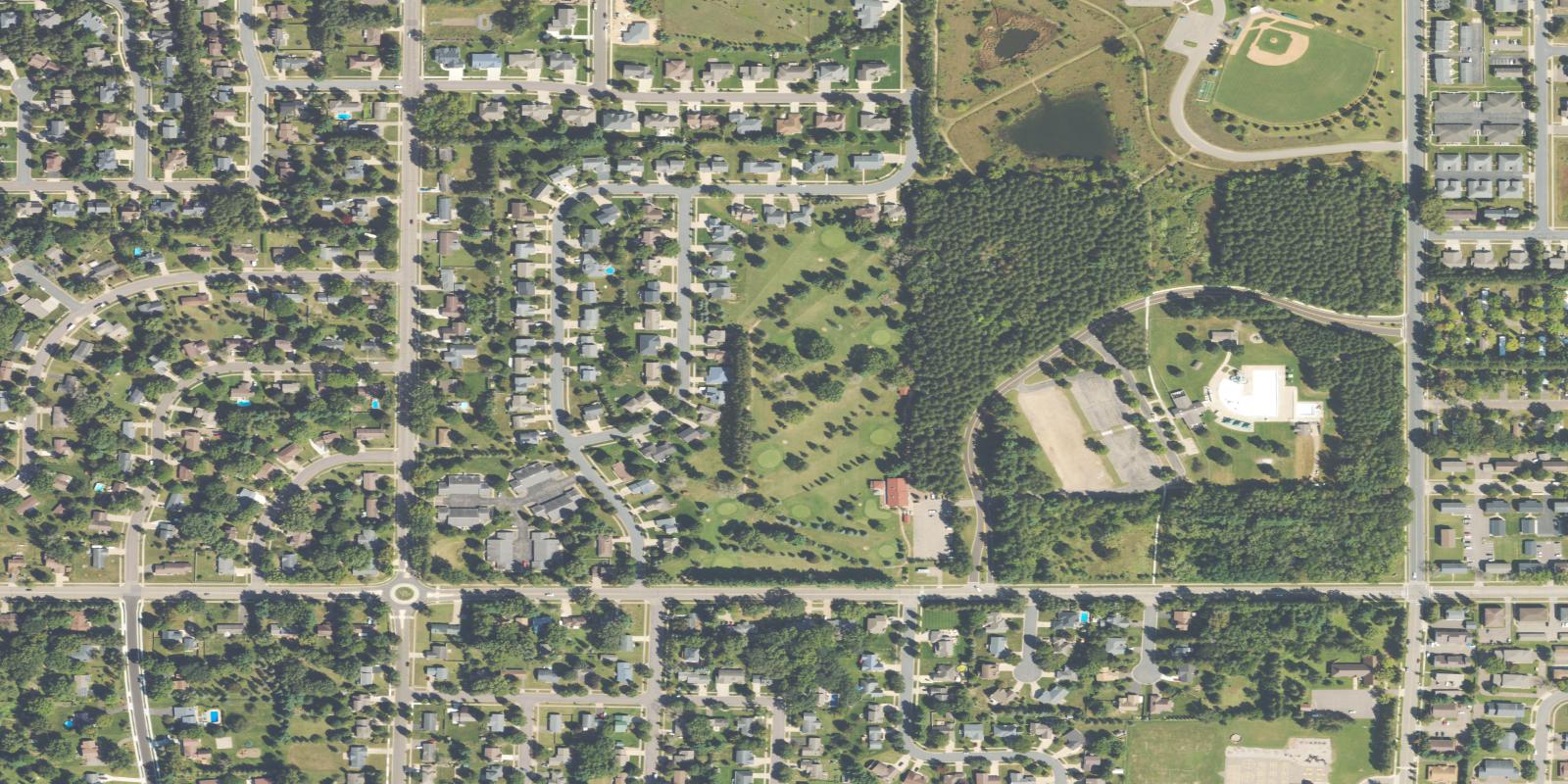 Satellite view of Pine Meadow Golf Club