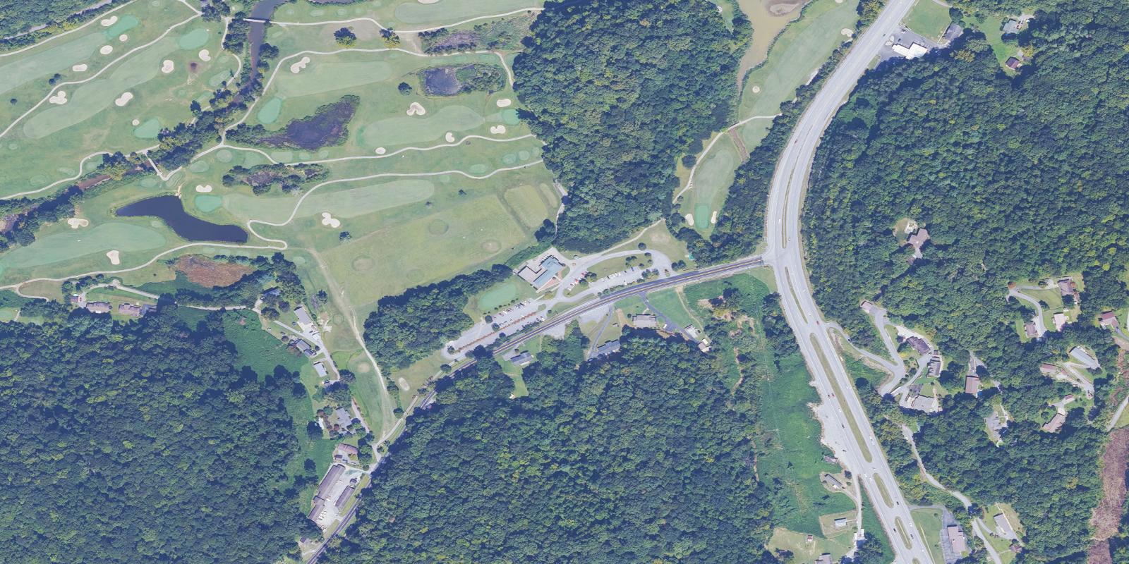 Satellite view of Pine Mountain Golf Course (Wasioto Winds)
