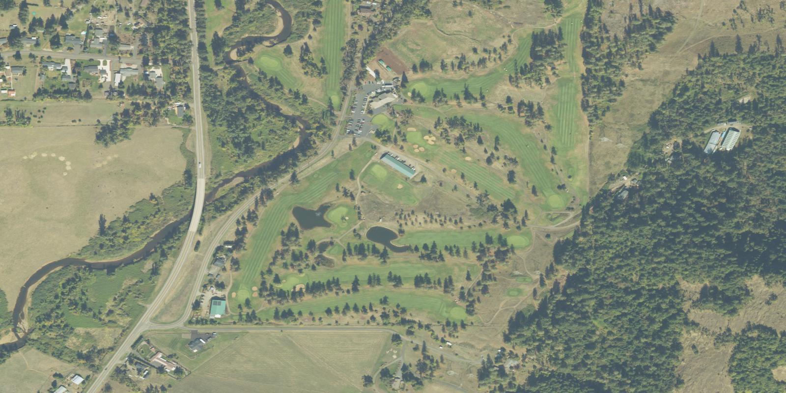 Satellite view of Pine Ridge Golf Club