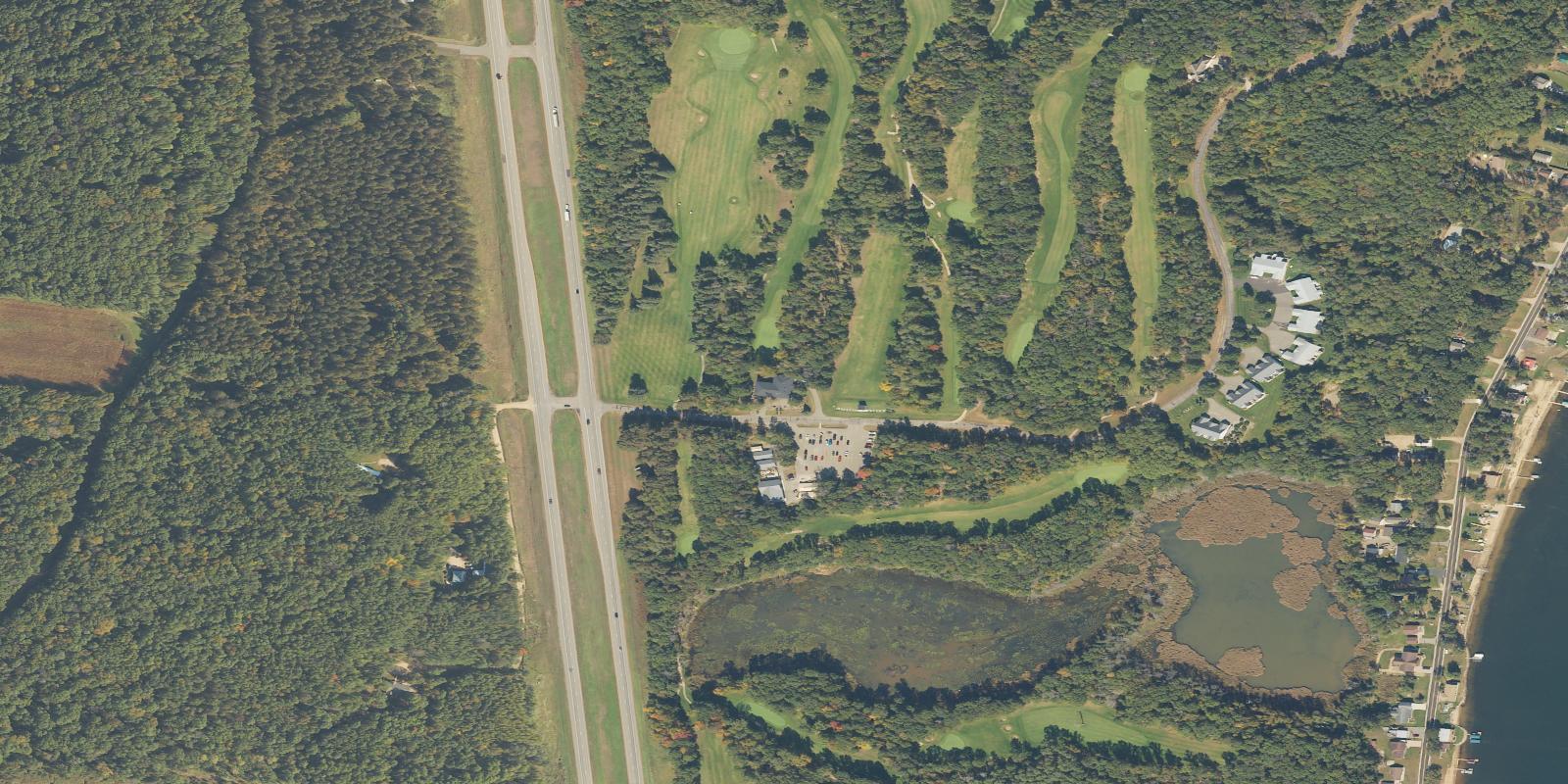 Satellite view of Pine Ridge Golf Club