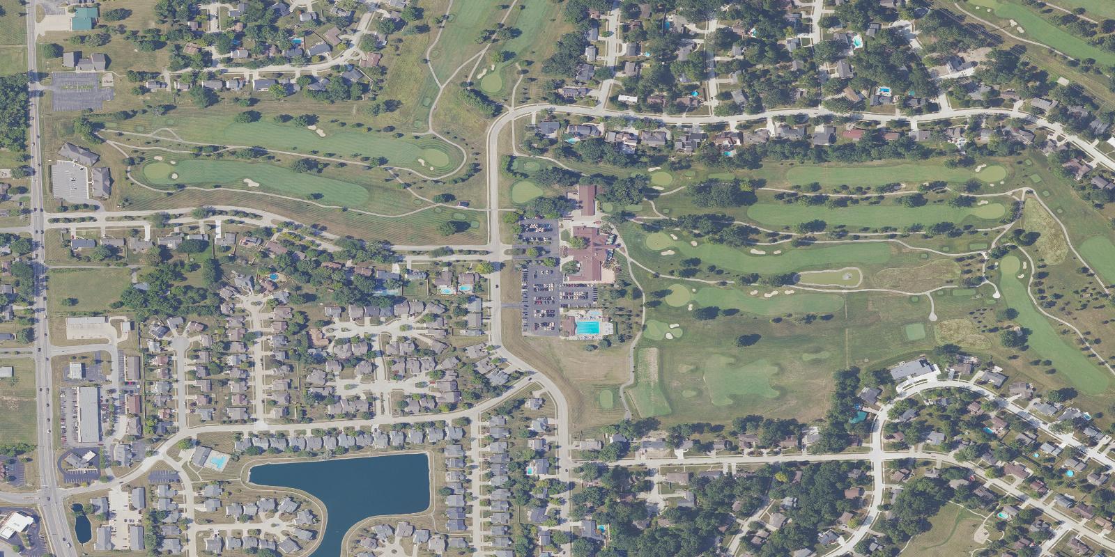Satellite view of Pine Valley Country Club