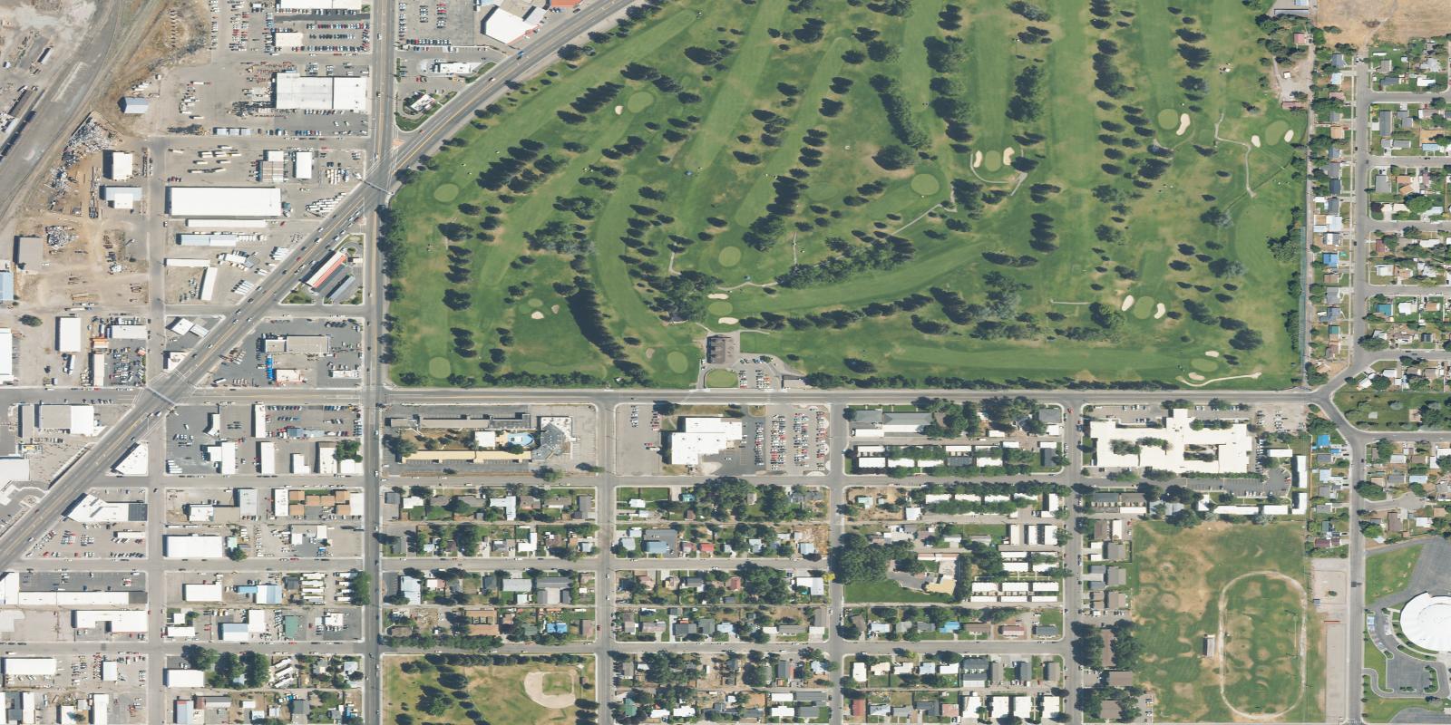 Satellite view of Pinecrest Golf Club