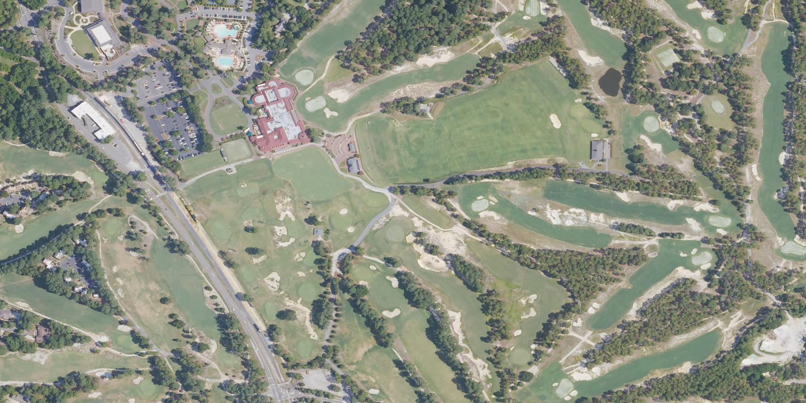 Satellite view of Pinehurst No. 4