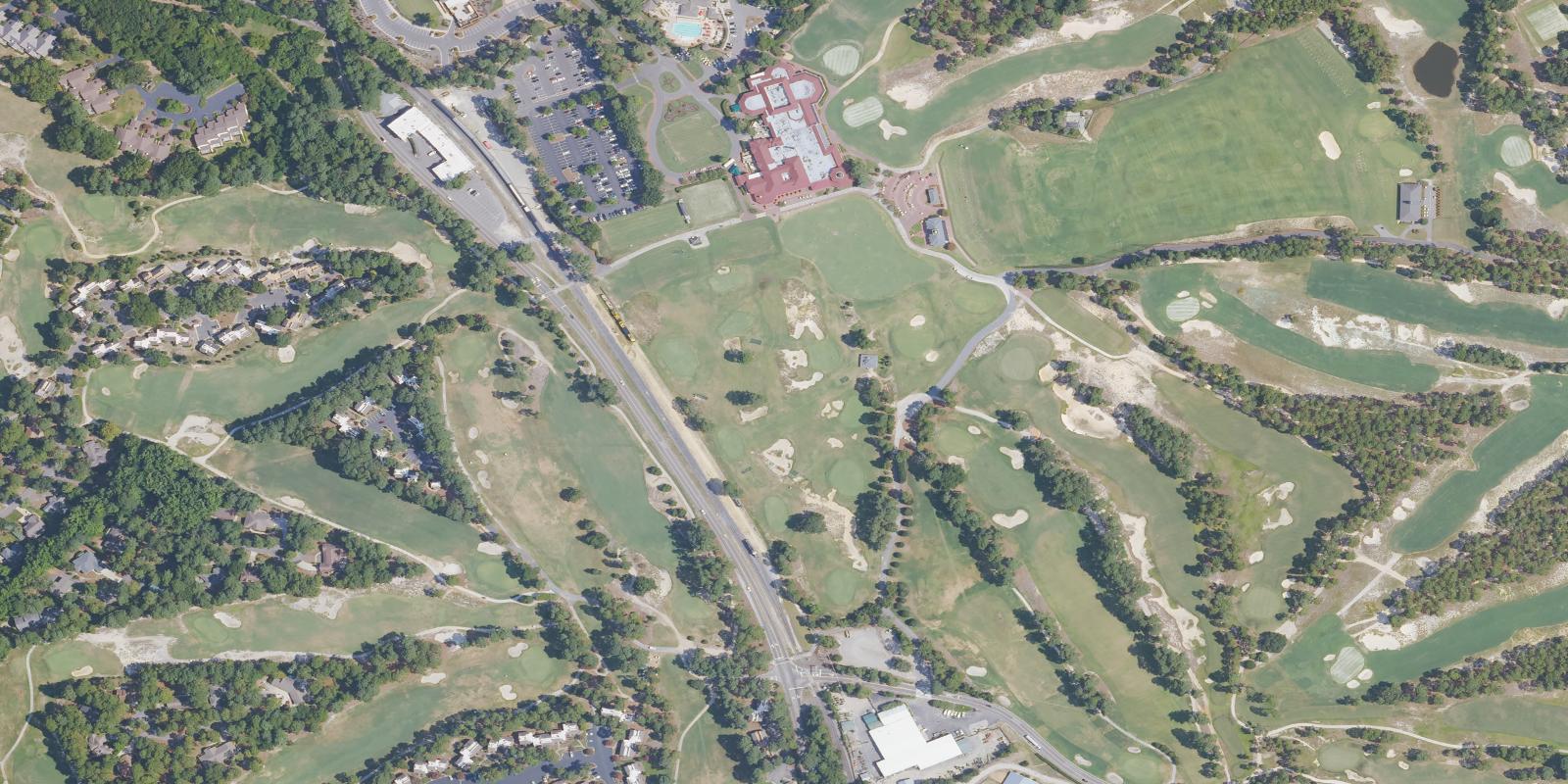 Satellite view of Pinehurst Resort Country Club The Cradle