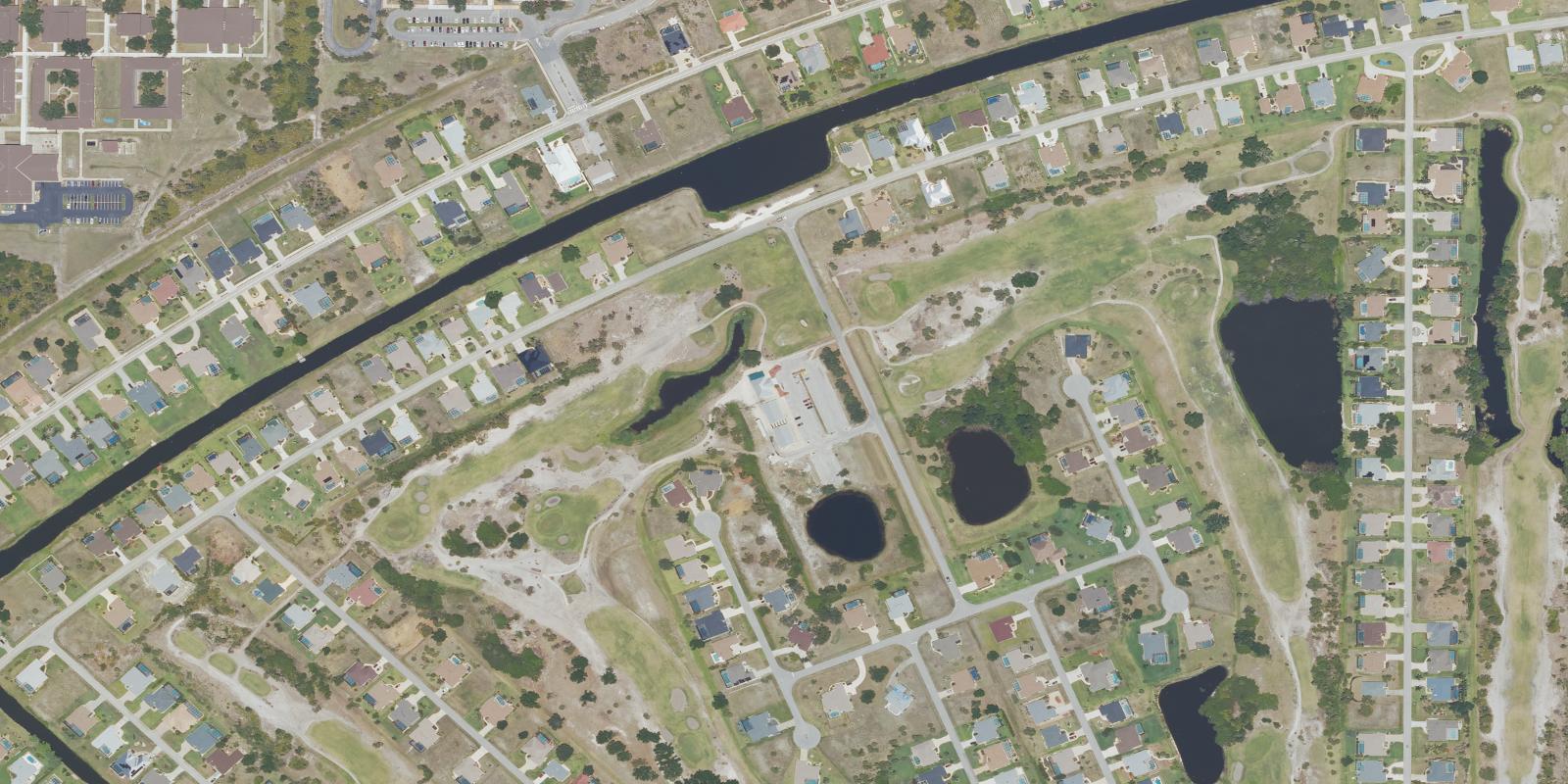 Satellite view of Pinemoor West Golf Club
