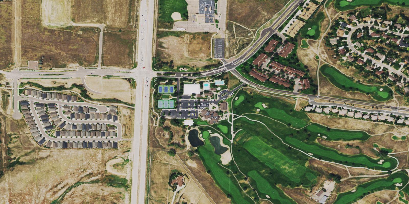 Satellite view of Pinery Country Club