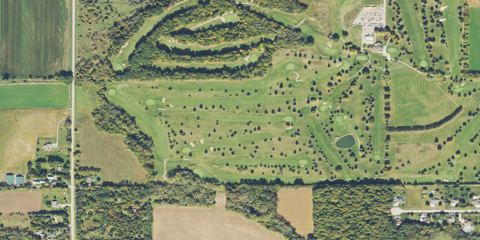 Satellite view of Pines Course