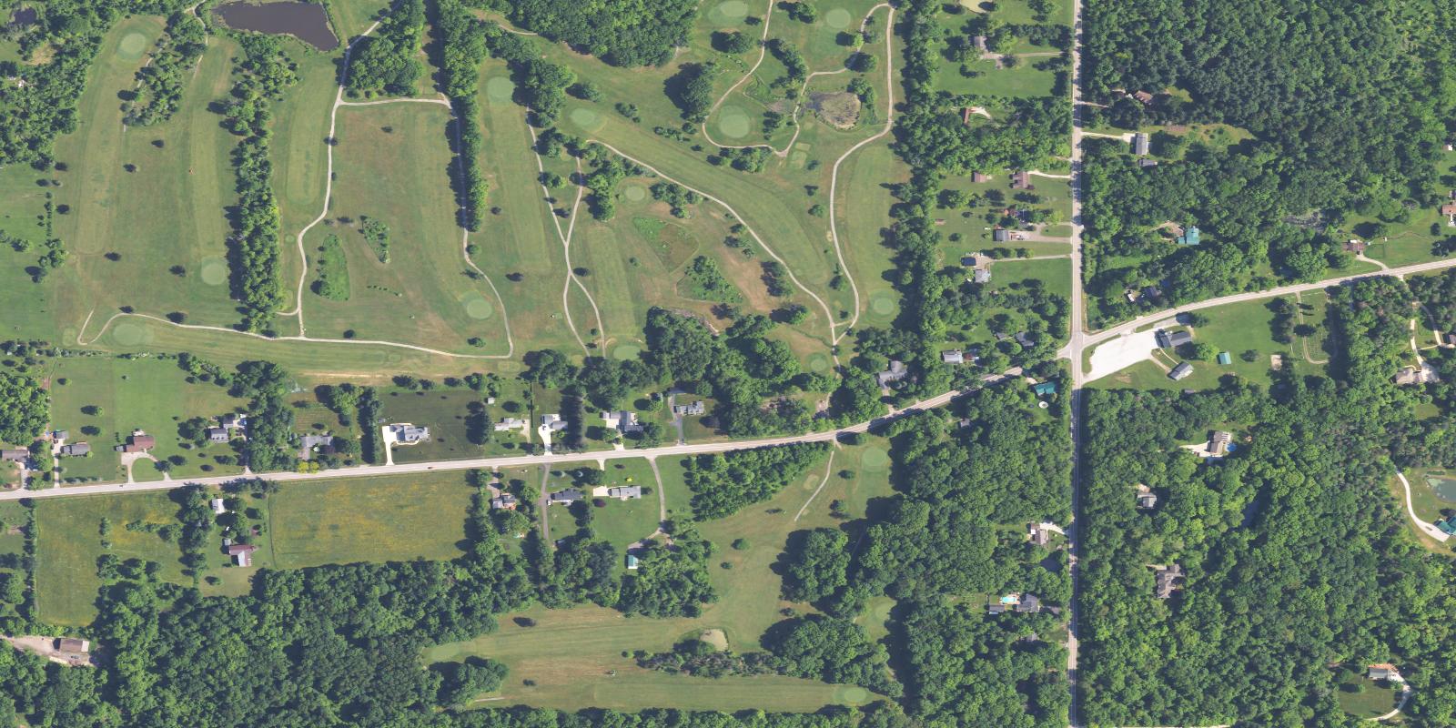 Satellite view of Pleasant Hill Golf Course