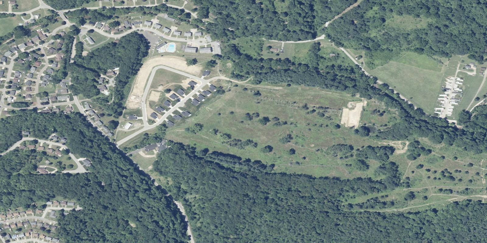 Satellite view of Pleasant Valley Country Club